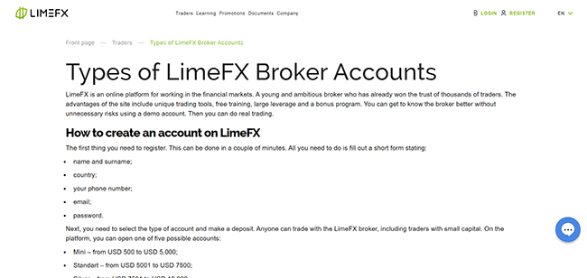 limefx forex broker